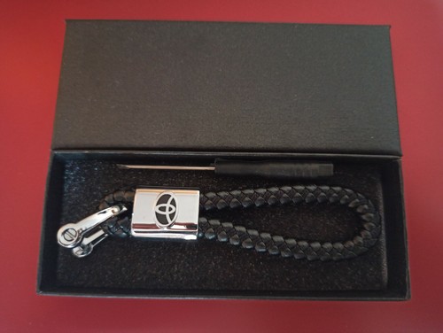 Toyota luxury leather keyring - toyota,