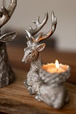 Christmas Stag Candle Holders
