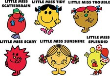 LITTLE MISS MR MEN CHARACTER