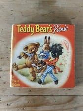 Teddy Bear's Picnic: A Pixie Book Hardback Book  Vintage Pocket Sized Book
