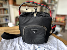 Prada nylon cargo pocket bucket bag used in good condition