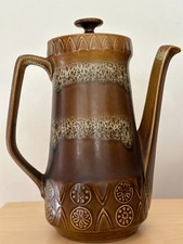 Vintage 1970's Crown Ducal Concorde Astra Coffee/Tea Pot Hand Crafted Tableware