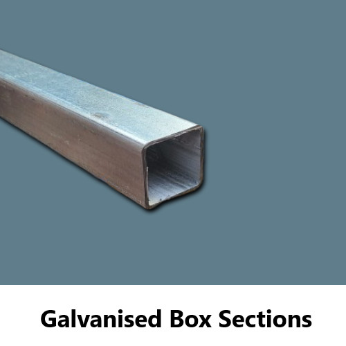 Galvanised square clamps - galvanised,