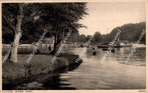 Vintage totnes river dart - totnes,