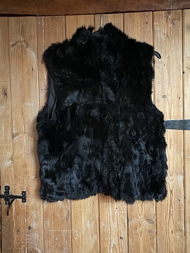 Rabbit fur gilet - rabbit,