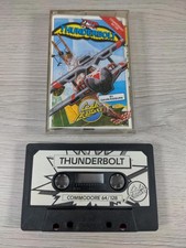 Thunderbolt Commodore 64 C64 Video Game Cassette Code Masters Tested & Working