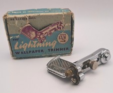 Vintage Lightning De Luxe Wallpaper Trimmer with Box – Made in England 