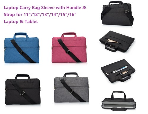 Laptop carry bag sleeve - , with