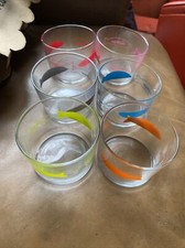 Bins 6pc Set  Glass Dessert