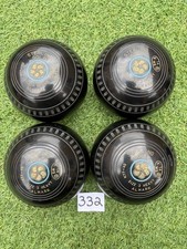 ALMARK STERLING GOLD LAWN BOWLS size 3H ,  