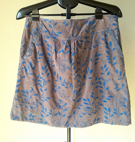 White stuff grey blue corduroy - white, grey/blue