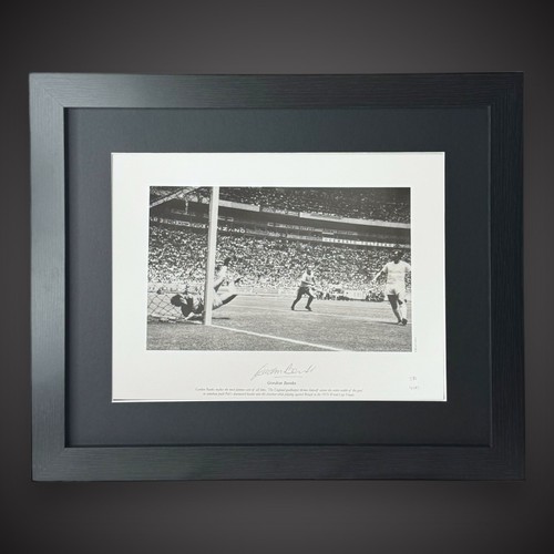 Framed gordon banks hand - framed,