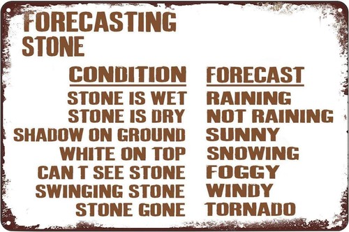 Weather forecasting stone - forecasting,