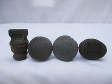 4x A. G. BARR GLASGOW  POP SODA VINTAGE OLD ANTIQUE BOTTLE STOPPERS