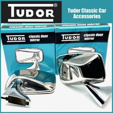 Pair Tudor Polished Stainless