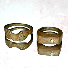 LOT OF ANCIENT ROMAN TO MEDIEVAL BRONZE RINGS AUTHENTIC ANCIENT ARTIFACTS