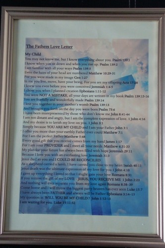Fathers love letter picture - love,