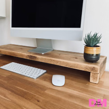 Rustic Wooden Monitor Riser