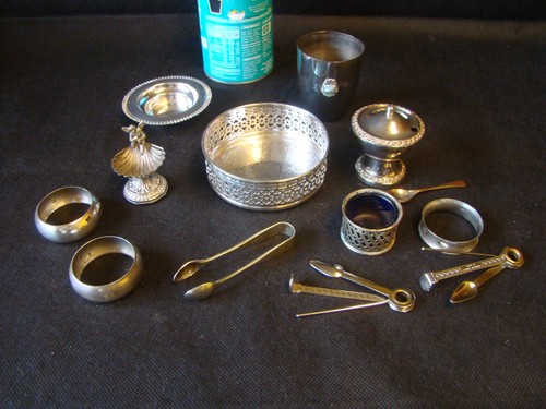 Job lot including silver plate - including,