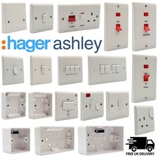 Hager Ashley White Switches &