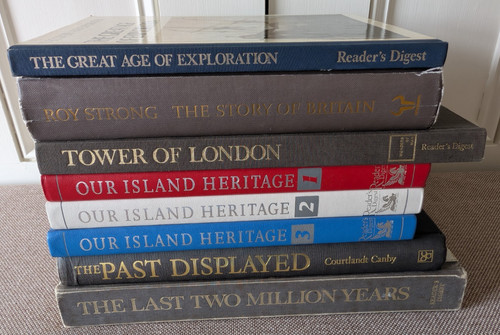 Vintage history books - vintage, job
