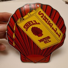 Enamel SIGN - SHELL MOTOR OIL