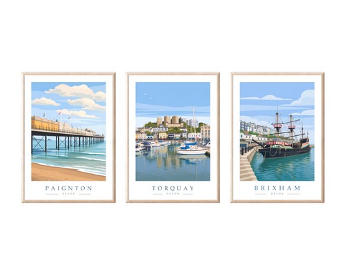 Set torbayset posters - 3,