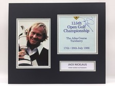 RARE Jack Nicklaus Golf Signed