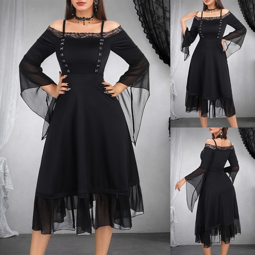 Women gothic dress cold - women,