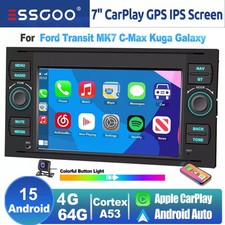 Android 15 For Ford Transit Mk7 Apple CarPlay Car Stereo Bluetooth GPS Radio+AHD