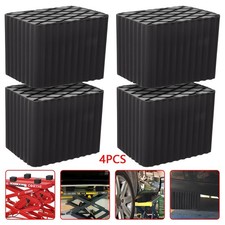 4pcs Ramp Jacking Rubber Blocks Quality Universal Scissor Car Lift 160x120x120mm