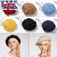Wool Beret Hats Women Winter