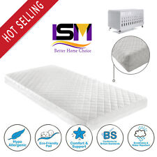 BABY TODDLER COT BED MATTRESS  BREATHABLE FOAM QUILTED AND WATERPROOF ALL SIZES