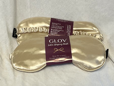 GLOV GOLD SATIN SLEEPING/EYE MASK x 2