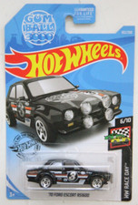 Hot Wheels HW Race Day ‘70 Ford Escort RS1600 Black GumBall 3000 6/10 2017 BB650