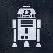 Robot R2 D2 Droid Star Wars Car Decal Vinyl Sticker For Window Bumper or Panel