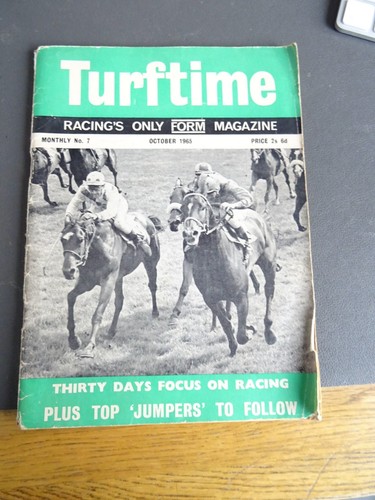 Turftime magazine october 1965 - magazine,