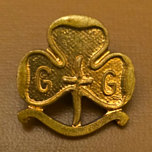 Vintage girl guides - guides, brass