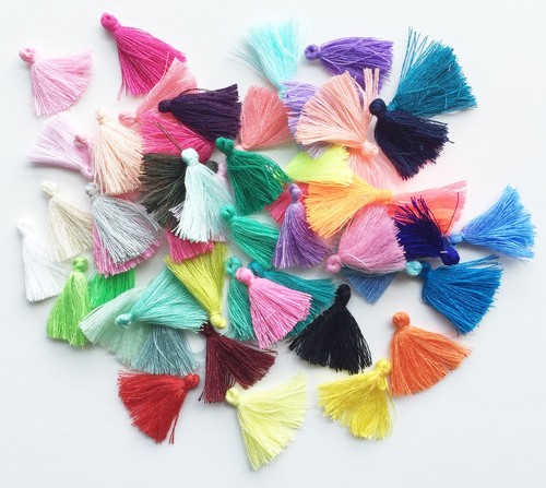 Mini cotton silky - cotton, tassels