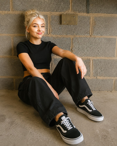 Vans old skool black white - old,