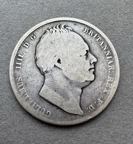 1834 half crown king william - half,