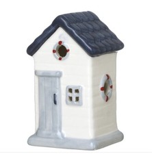 BEACH HUT CHALET White Ceramic