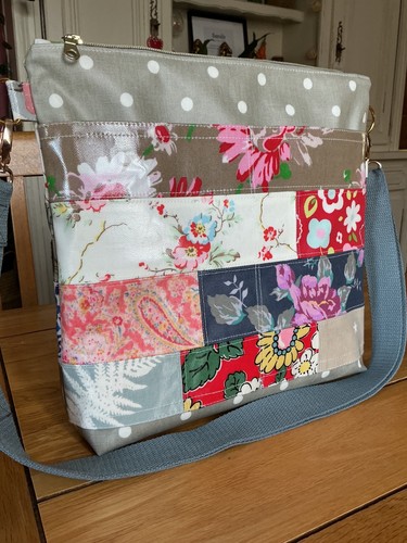 Zip top messenger bag - top,