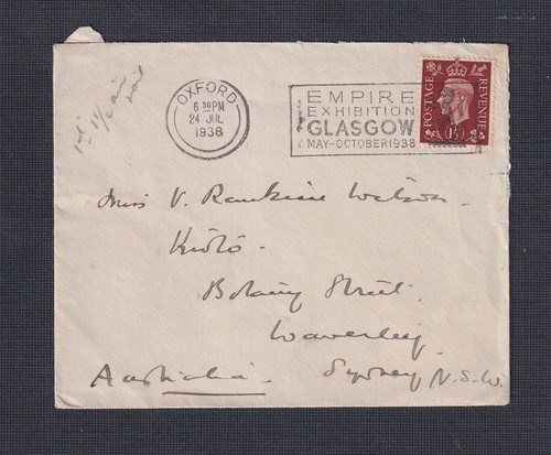 1938 on cover - cover, oxford