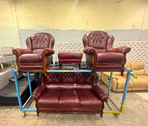 Leather seater sofa 2 - ,