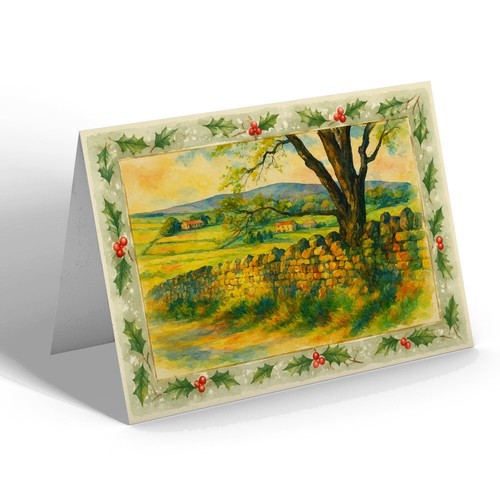 Xmas notelet leadgate - notelet,