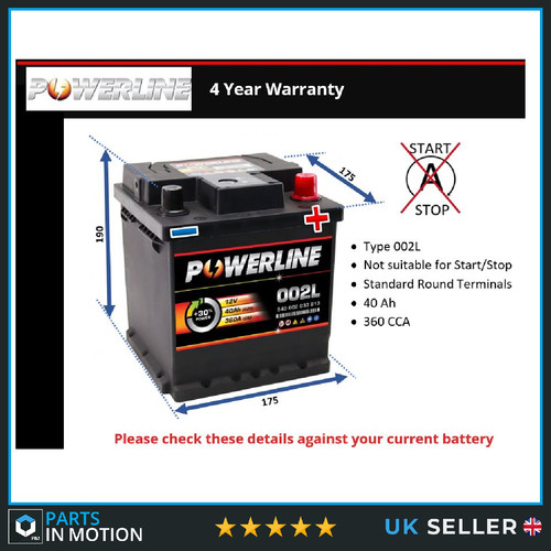 Battery fits microcar mc - microcar,