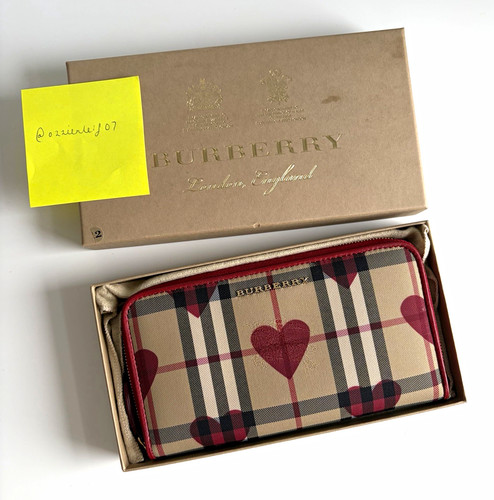 Burberry check heart print - check,