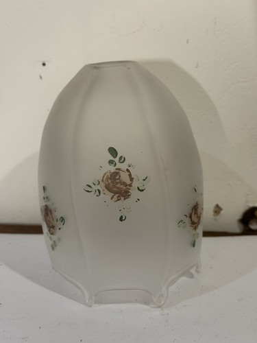 Antique glass lamp shade - glass, (3)
