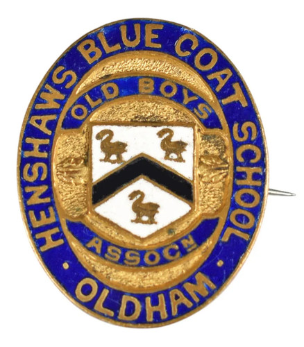 Vintage old the henshaws blue - old,
